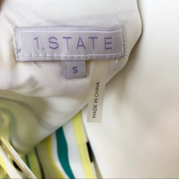 🎀3/$15 Revolve 1. State Stripe Illusion Layered Slip Dress S - Picture 4 of 6